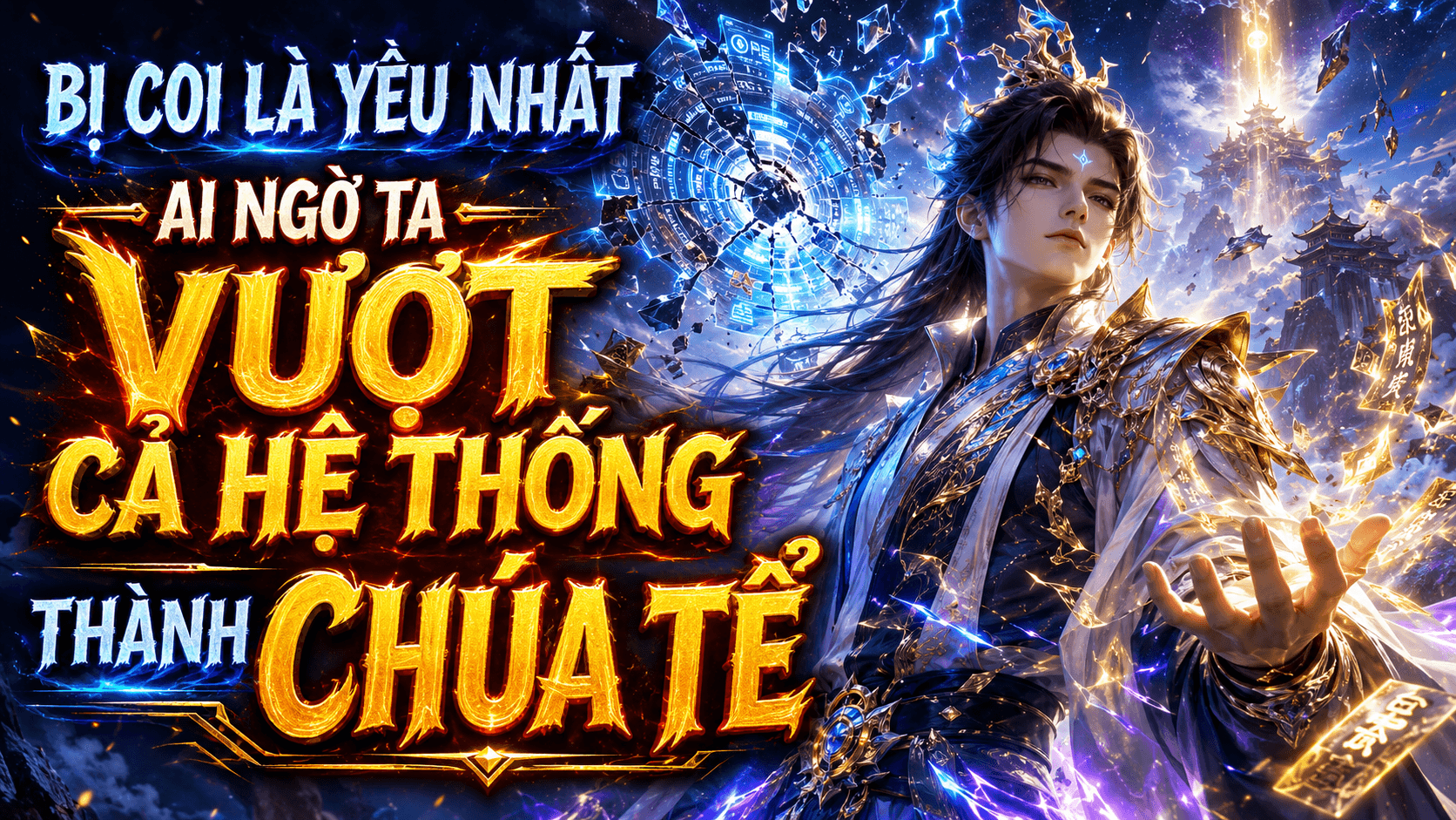 Bìa truyện Bị Coi Là Yếu Nhất, Ai Ngờ Ta Vượt Cả Hệ Thống Thành Chúa Tể