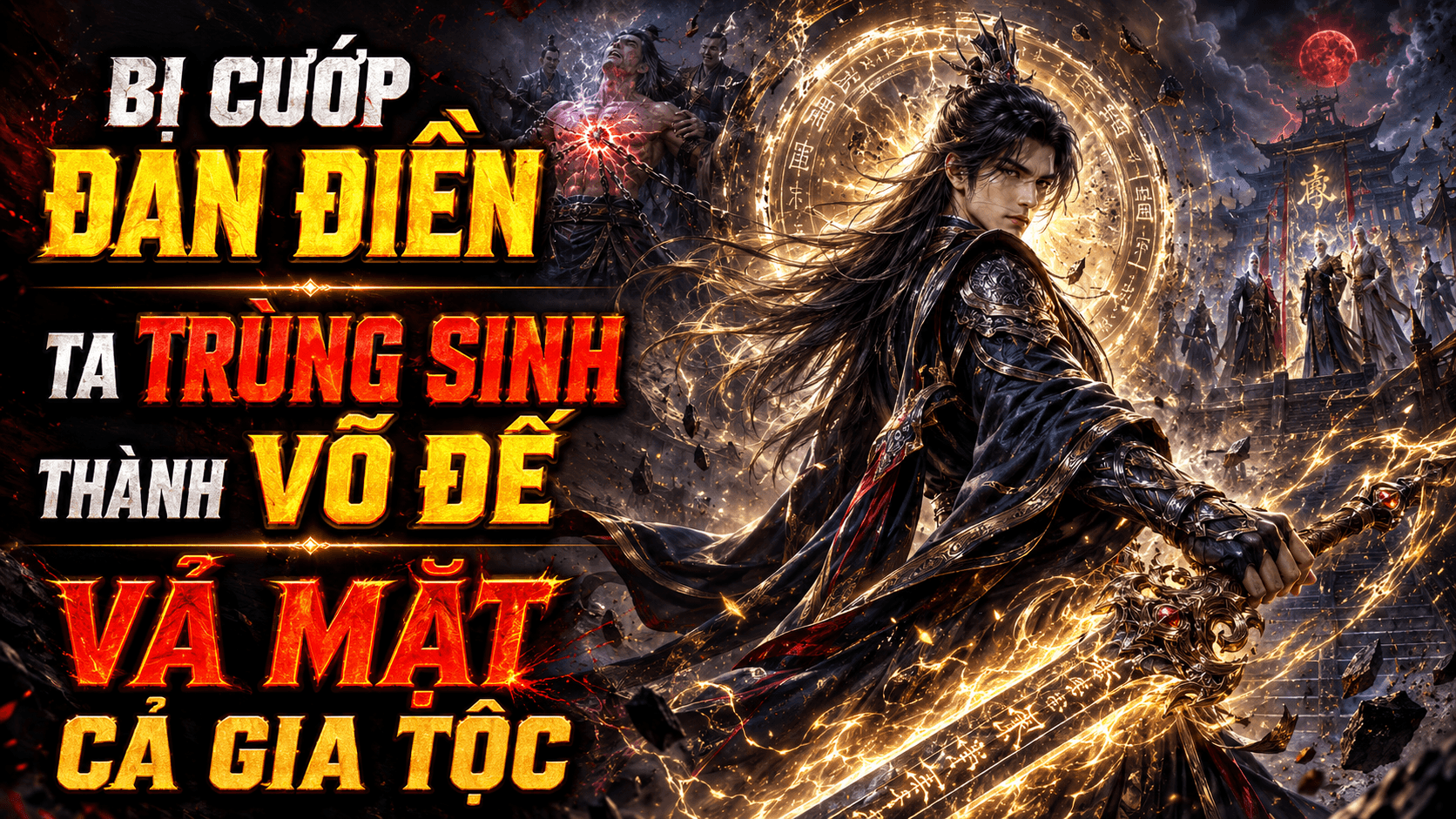 Bìa truyện Bị Cướp Đan Điền Và Đuổi Khỏi Gia Tộc, Tôi Trọng Sinh Thành Võ Đế Vô Địch!