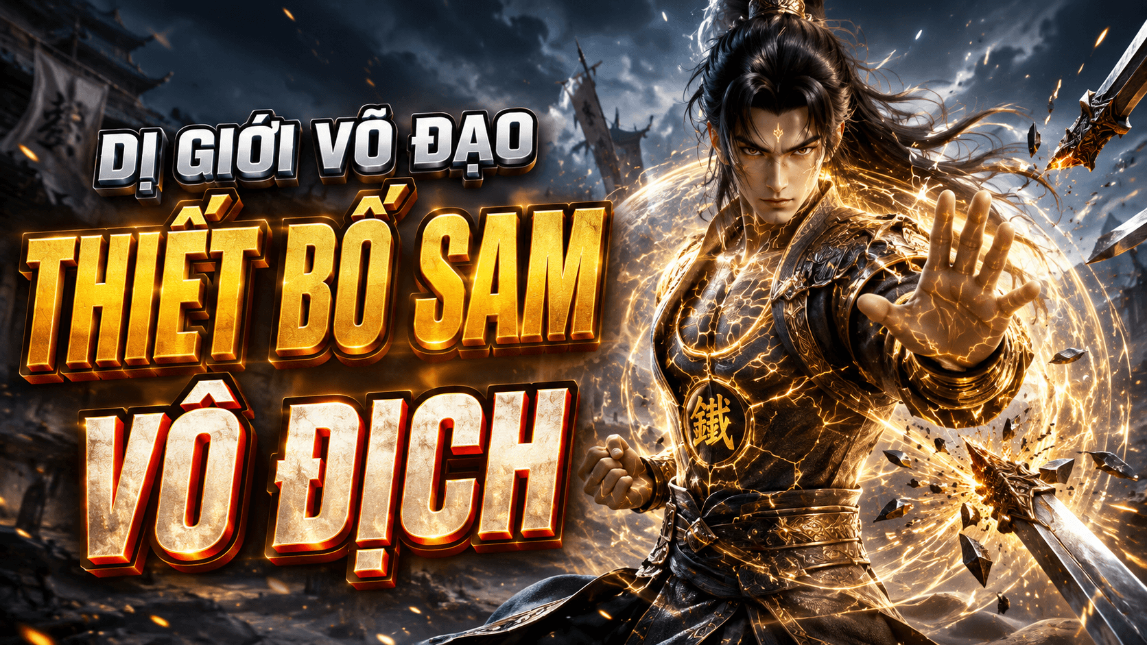 Bìa truyện Xuyên Không Dị Giới Võ Đạo, Ta Nâng Cấp Thiết Bố Sam Thành Vô Địch