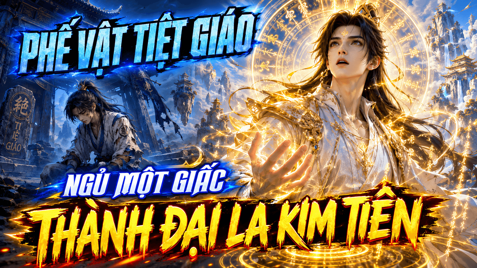 Bìa truyện Xuyên Không Thành Phế Vật Tiệt Giáo, Ngủ Một Giấc Lại Thành Đại La Kim Tiên